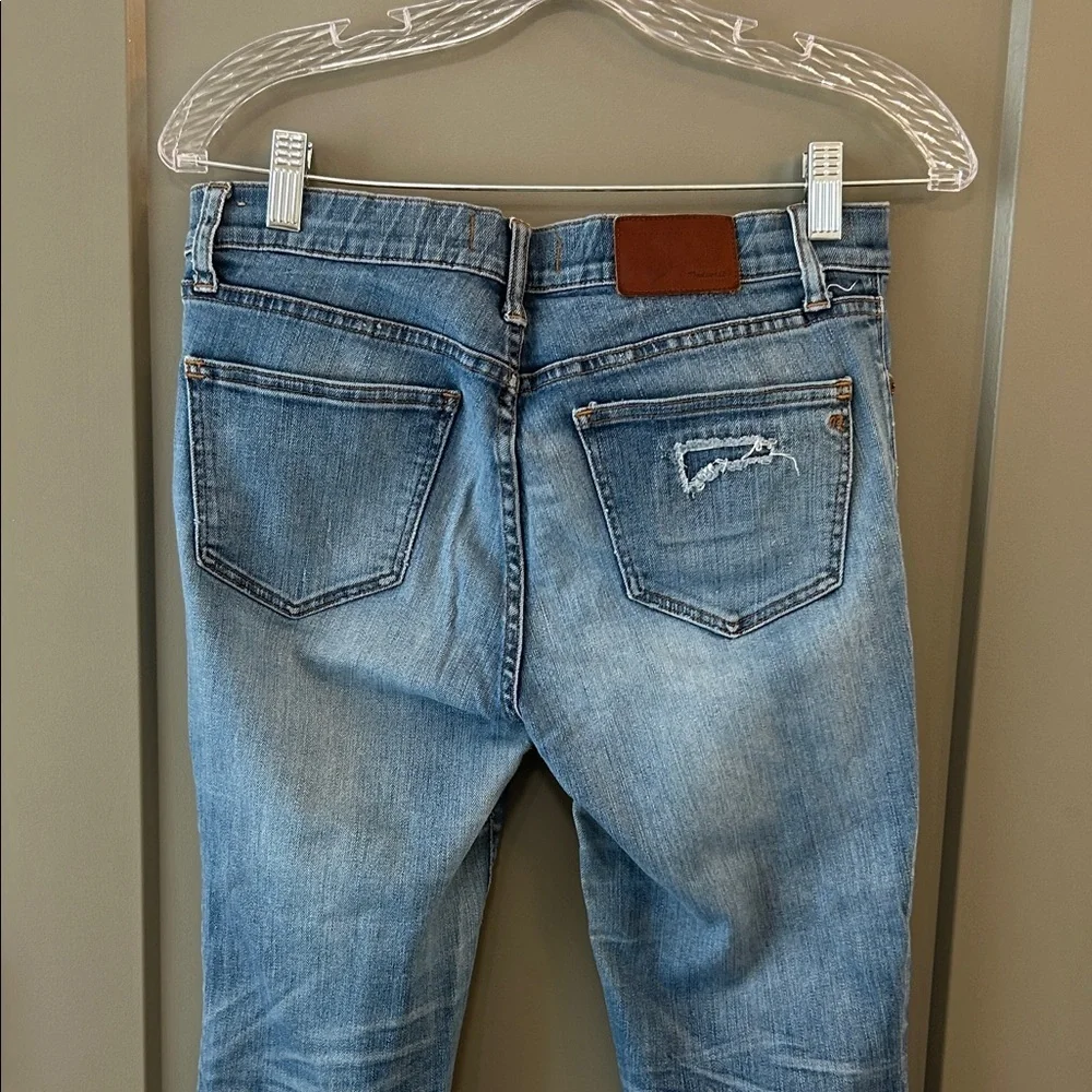 Madewell Skinny Faded Blue Denim Jeans Size 28
